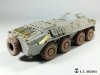 E.T. Model P35-128 Russian BTR-70 APC Sagged Wheels for Trumpeter kit 1/35